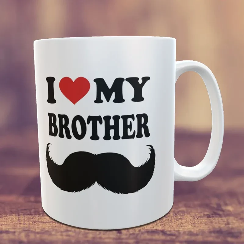 I Love My Brother Personalized Mug