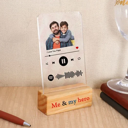 Personalized Spotify Frame for Dad