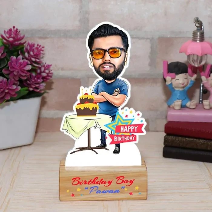 Personalized Birthday Boy Caricature