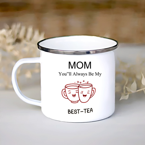 Personalized Bestie Mom Steel Mug