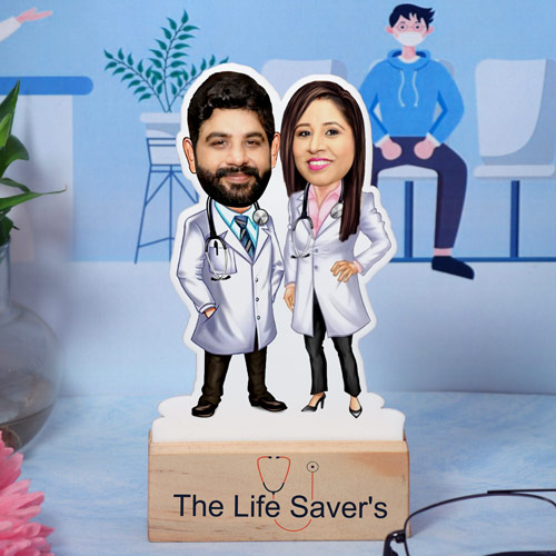 Personalized Life Savers Caricature