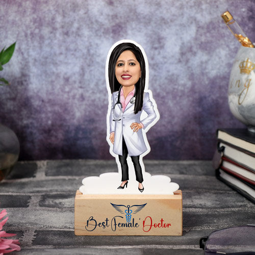 Best Female Doctor Ever Caricature