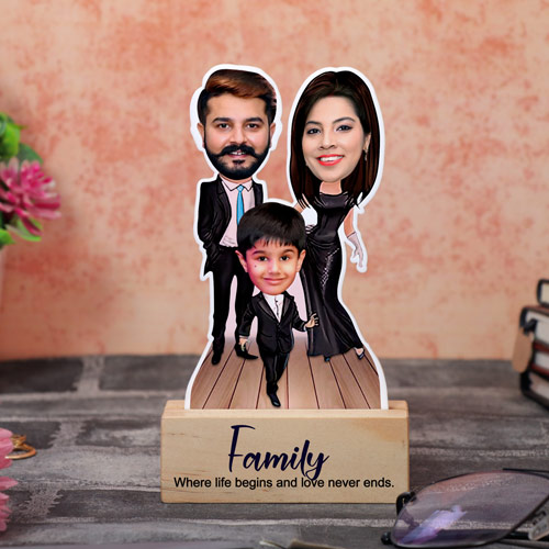 Family Life begins Personalized Caricature