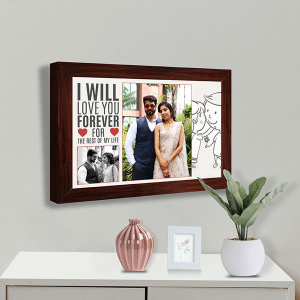 I Love you Forever Personalized Frame