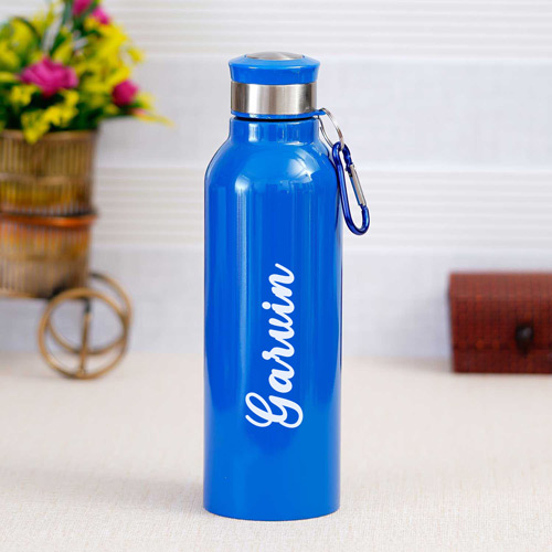 Personalized Steel Cap Bottle